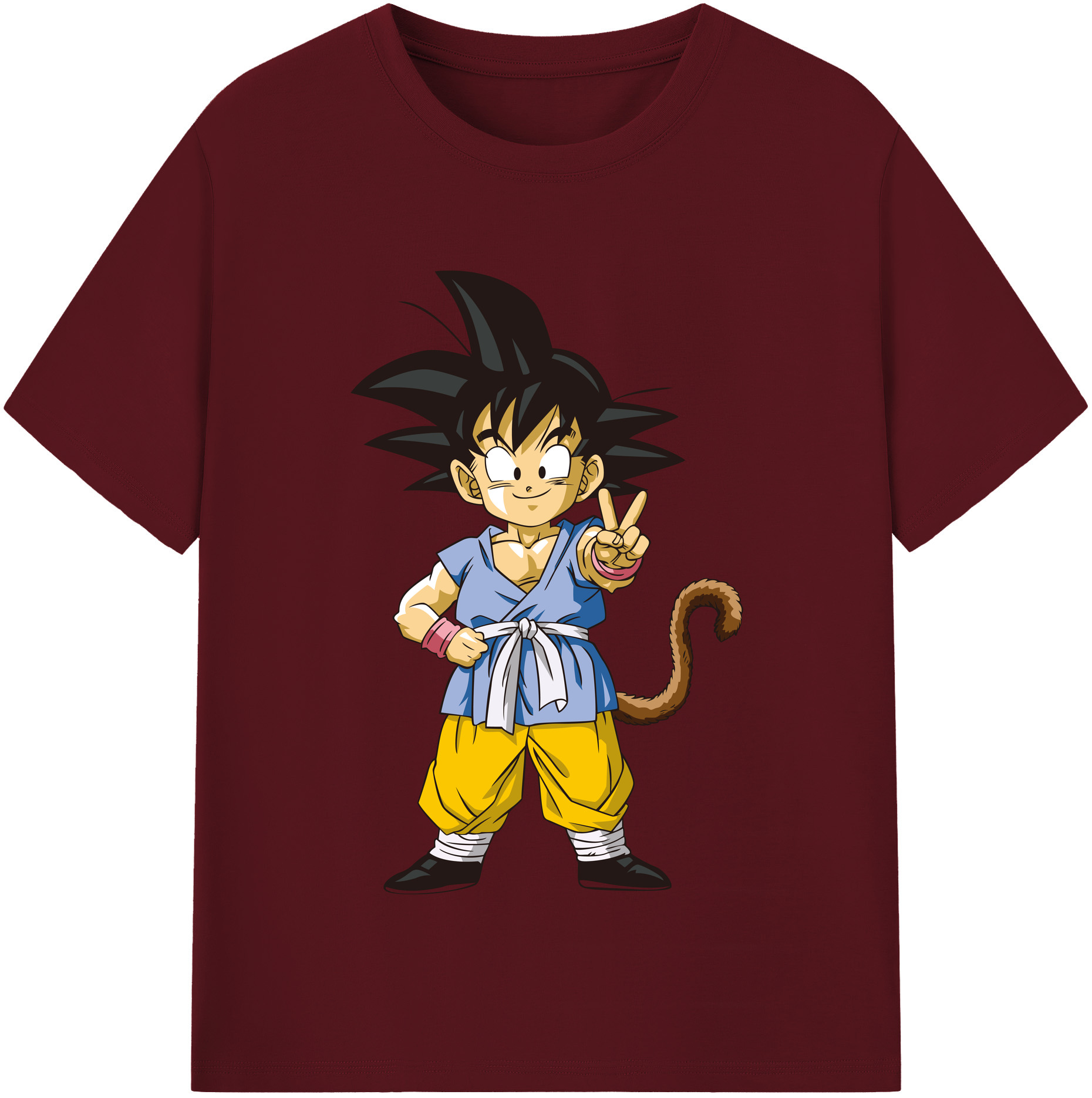 （画像用） ドラゴンボール 孫悟空（そん ごくう）Son Goku カカロット DRAGON BALL Kakarotto 綿100％半袖Tシャツ（フロントプリント）